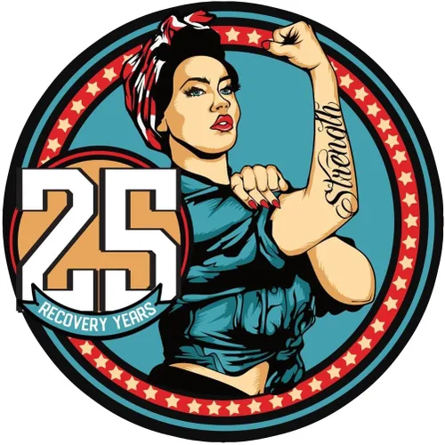 Vista 24 de Sobriety Coin – Rosie Strength Tattoo Recovery AA Chip, medallón de alta resistencia, regalo perfecto para cualquier persona en recuperación