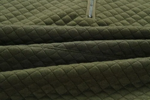 Vista 5 de Barlver Sudaderas de manga larga con cremallera de un cuarto para mujer, lisas, informales, para mujer