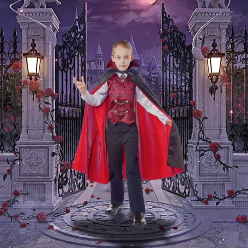 Vista 5 de Kids Gothic Classic Vampire Halloween Costume Boys