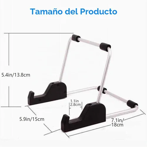 Vista 5 de Kinizuxi Soporte ajustable para tableta, soporte de escritorio de aluminio