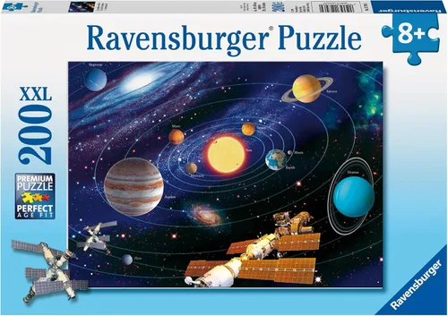 Vista 2 de Ravensburger, El sistema solar – Rompecabezas de 200 piezas