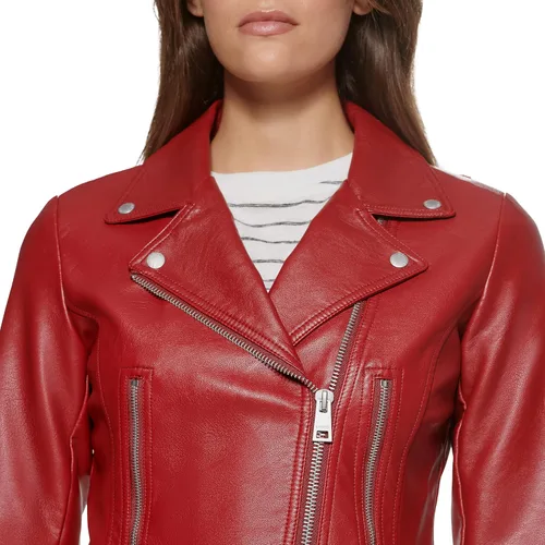 Vista 5 de Levi's Women's Vegan Leather 538 Moto Jacket (Regular & Plus Size)