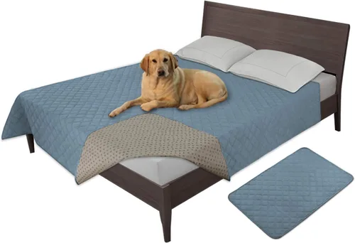 Vista 33 de Easy-Going - Funda impermeable 100% para cama de perro, manta antideslizante para mascotas para muebles, funda lavable para sofá, funda de repuesto