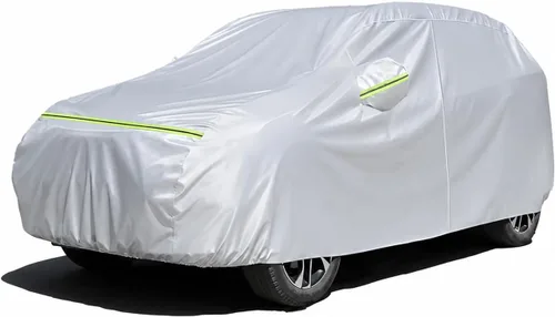 Vista 9 de Favoto Funda Impermeable para Automóvil para Todo Clima para Automóviles, 6 Capas de Servicio Pesado para Exteriores Protección contra Lluvia Polvo