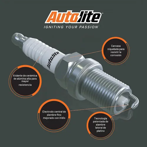 Vista 6 de Autolite Iridium XP - Bujías de repuesto para automóviles, XP105 (paquete de 4)