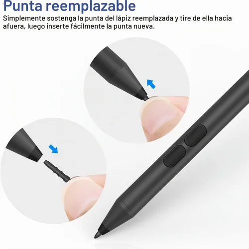 Vista 6 de Lápiz óptico para dispositivos de pantalla táctil ASUS, lápiz digital activo con punta ultrafina, sensibilidad a la presión 1024, rechazo de palma