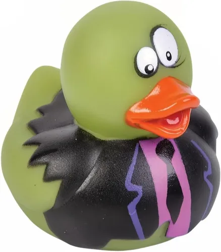 Vista 4 de Duckies de goma Zombie de 2 pulgadas (paquete a granel de 12 patos)
