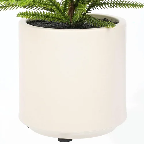 Vista 5 de 2.6FT Artificial Small Mini Pine Tree for Tabletop, Real Touch 31 inch Premium Artificial Topiary Tree Potted Plants for Home Tabletop Entryway