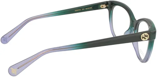 Vista 4 de Gucci Gucci Logo GG 0373O 004 - Lentes de plástico verde para ojo de gato 2047in