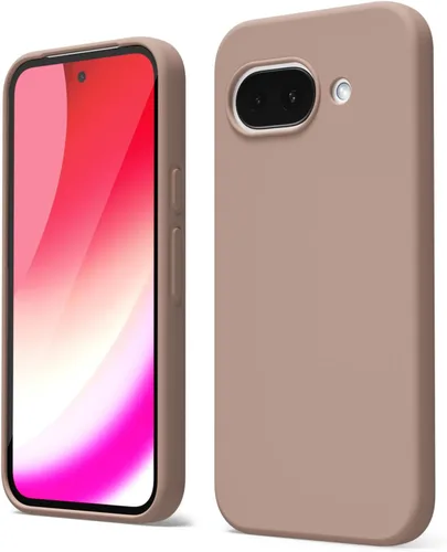 Vista 52 de oakxco para Google Pixel 6A Funda de teléfono de silicona líquida, diseño estético lindo y delgado para mujer y niña, cubierta de gel suave, lisa