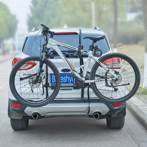 Vista 2 de Blueshyhall Soporte de bicicleta para coche, soporte para maletero de vehículo SUV