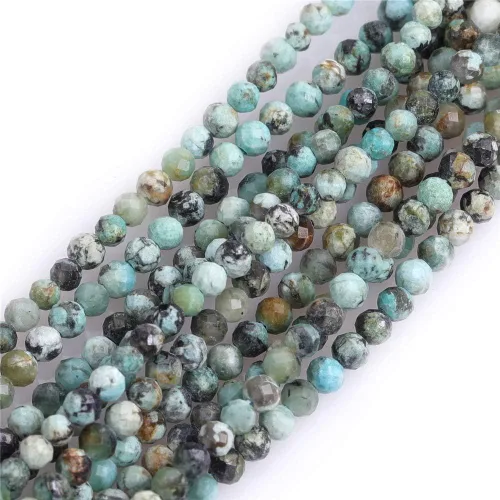 Vista 102 de GEM-Inside Cuentas espaciadoras redondas facetadas de gemas de lapislázuli azul natural semipreciosas de 2mm para hacer joyas 15