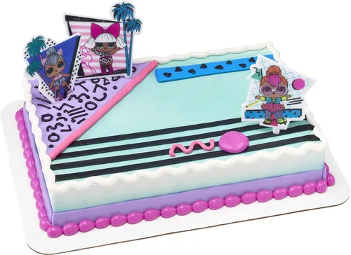 Vista 7 de DecoPac L.O.L. Surprise! Born to Sparkle Cake Topper DecoSet® - Decoración para tartas
