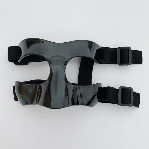 Vista 4 de Protector de nariz para nariz rota, cubierta facial protectora para la nariz, protector facial negro, máscara de nariz rota ajustable para deportes