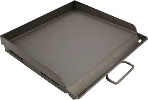 Vista 23 de Uniflasy Plancha Parrilla Reversible de Hierro Fundido para Estufa 16 7/8" Sartén Plancha Plana, Placa de Plancha Parrilla de Hierro Fundido