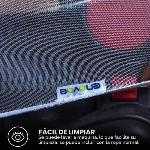 Vista 6 de Enovoe Mosquitera para cochecito, moisés, cuna, cubierta de mosquitera azul para bebés, para corrales, Pack N Plays, Mini cuna