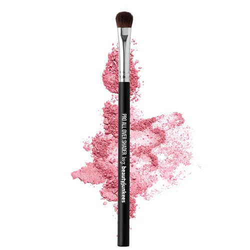 Vista 20 de Beauty Junkees Cepillo corrector para debajo de los ojos, pequeño, suave, esponjoso, cónico, sintético, sin crueldad, vegano, para polvo de fijación