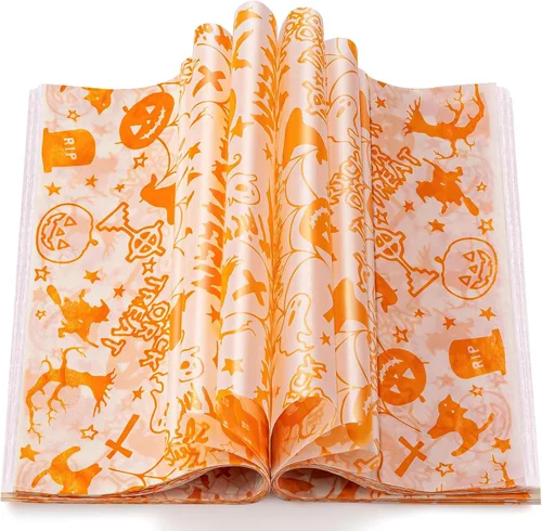 Vista 30 de 100 piezas de hojas de papel encerado de regreso a la escuela para alimentos, papel encerado para envoltorios de sándwiches de comida, envoltorios