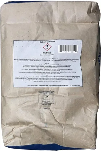 Vista 2 de Bolsa densa de ceniza de soda de 50 libras