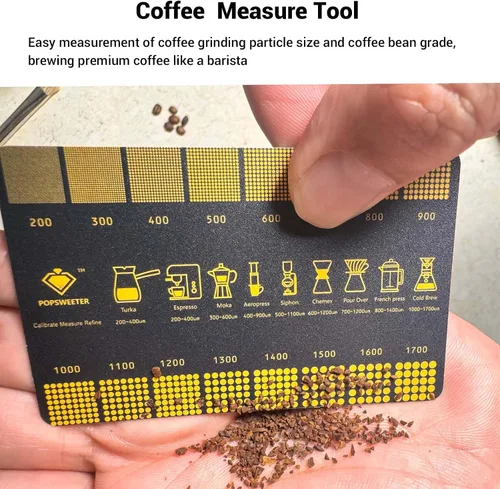 Vista 10 de Popsweet C38 - Molinillo de café manual con rebabas exteriores cónicas de acero inoxidable desmontables, molienda de granos de café de 400 libras