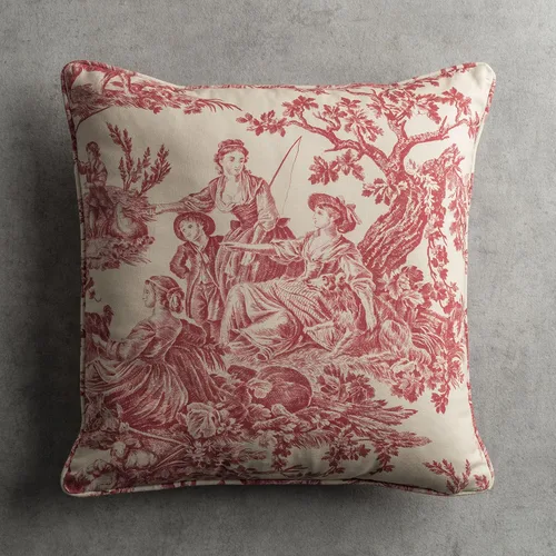 Vista 9 de Maison d' Hermine The Miller - Funda de cojín decorativa 100 % de algodón, tejido Toile de Jouy Para sofá, sillón, dormitorio, hogar, sala