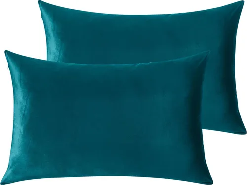 Vista 16 de StangH - Funda de almohada de terciopelo suave, 1 pieza Hidden Zipper, Skin Friendly, for Sleep and Relax, Neutral Home Decor, Sofa, Living Room
