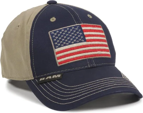 Vista 3 de Outdoor Cap Gorra unisex para adultos con bandera americana