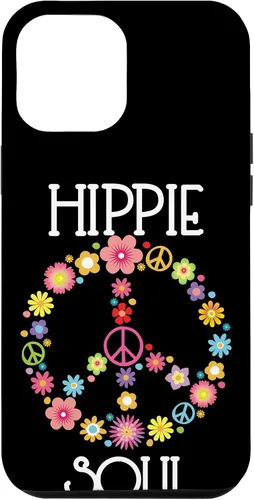 Vista 26 de Hippie Soul Flower Power Floral Peace Sign 60s 70s Gift Case for iPhone 17