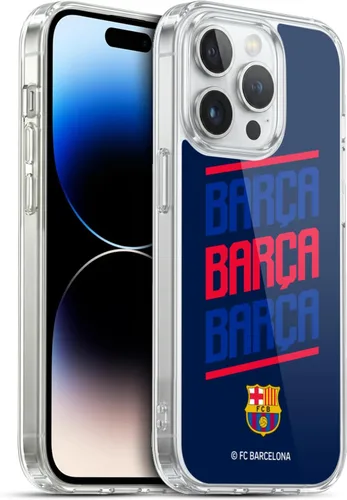 Vista 146 de Head Case Designs Funda de gel suave con licencia oficial del FC Barcelona Barca Crest Graphics [protección de grado militar] compatible con Apple
