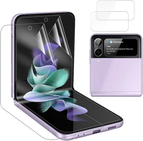 Vista 31 de Paquete de 2 protectores de pantalla para Google Pixel 10 / Google Pixel 10 Pro, alta sensibilidad irrompible flexible TPU protector de pantalla