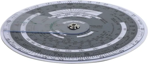 Vista 2 de E6B-R Flight Computer 6 In Circular Slide Rule For Aviation Use