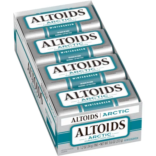 Vista 9 de ALTOIDS Arctic - Caramelos de menta, lata de 1.2 onzas (paquete de 8)
