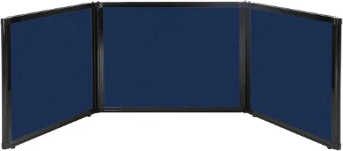 Vista 11 de Versare Pantalla plegable de mesa Partición de 3 paneles Divisor de espacio de trabajo portátil ligero Negro 78 x 24 pulgadas