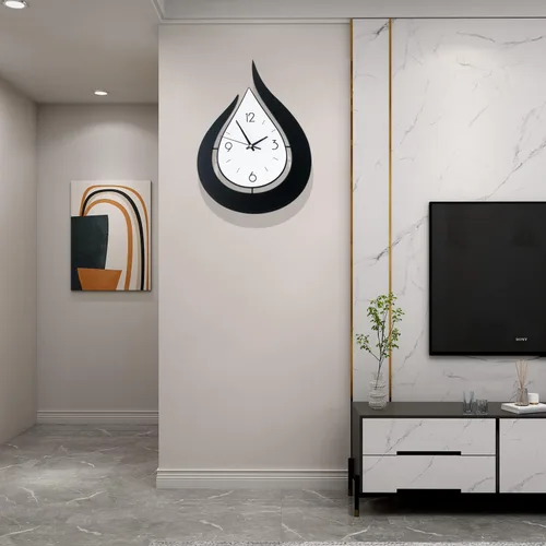 Vista 4 de Relojes de pared decorativos para decoración de sala de estar, modernos relojes de pared grandes que funcionan con pilas para dormitorio, oficina