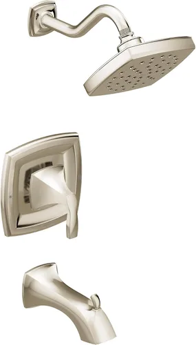 Vista 8 de Moen T3693BG Voss Moentrol - Kit de regulación de volumen para bañera y ducha, se requiere válvula, oro cepillado