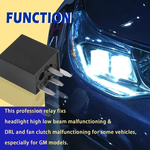 Vista 2 de 15016745 Relé A/C de 4 pines para faros delanteros GM Chevrolet Trailblazer Buick GMC Fuse Module Probado Relé multiusos