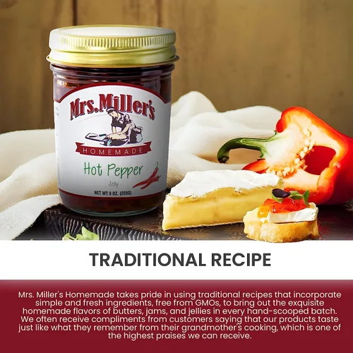 Vista 7 de Mrs. Miller's Hot Pepper Jelly 9 onzas (paquete de 2)