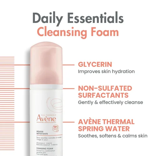 Vista 5 de Eau Thermale Avene - Jabón facial de espuma limpiadora