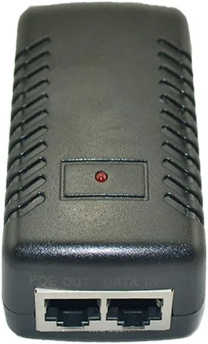 Vista 2 de Jeirdus 24V 1A Fuente de alimentación pasiva a través de Ethernet Inyector PoE Adaptador Ethernet con enchufe de pared Cumple con IEEE 802.3af