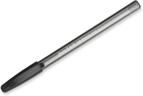 Vista 2 de Paper Mate InkJoy 100ST Bolígrafos de Punta de Bola, Punta Media (1.0mm), Negro, Paquete de 18