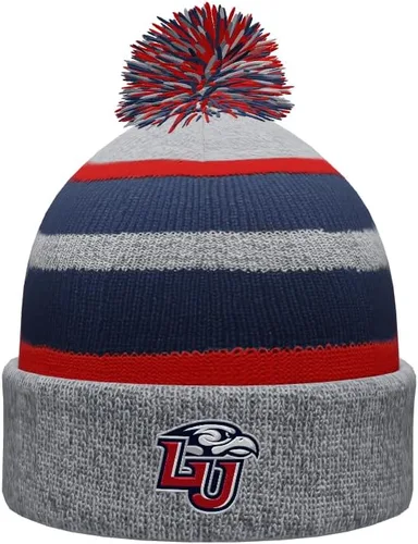 Vista 90 de NCAA Prime - Gorro de punto de invierno con pompón plegable