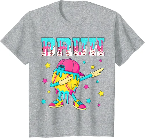 Vista 39 de Baseball Life Style 101 Apparel Youth Drip Baseball Boys Kid Camiseta