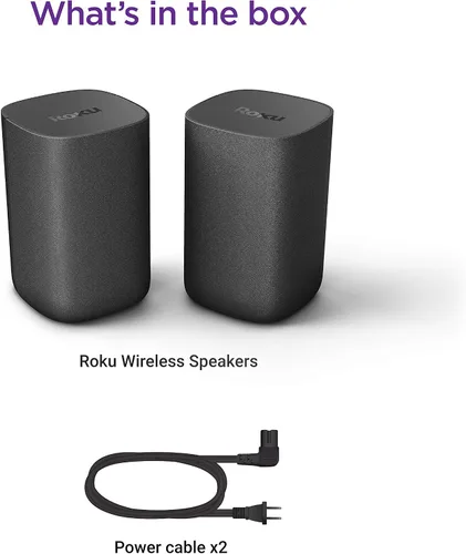 Vista 5 de Roku Altavoces inalámbricos (para Roku Smart Audio o Roku TV) (renovado)
