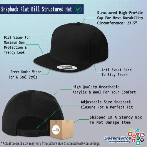 Vista 2 de Sombreros a presión personalizados para hombres y mujeres, gallo gris en un bordado de aves de corral