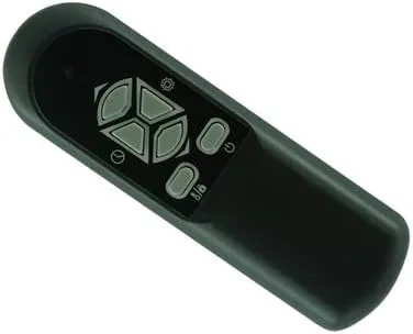 Vista 2 de El control remoto se adapta a (Costway EP24836US-bn EP24836US-yw) (Nkepen (Tangkula) Calentador eléctrico portátil de infrarrojos