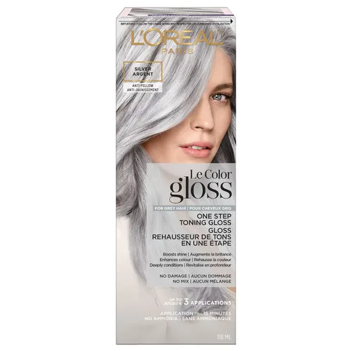 Vista 24 de L'Oréal Paris Le Color One Step - Brillo tonificante para el cabello, color caoba, 4 onzas
