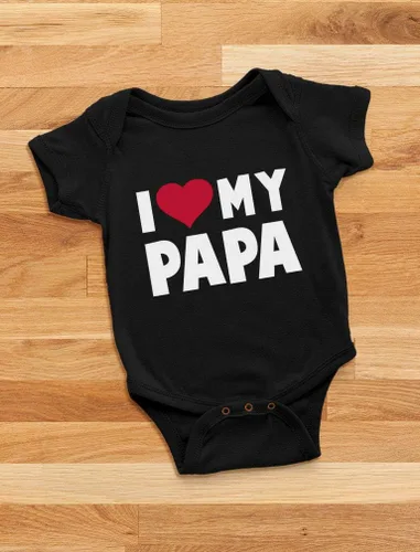 Vista 5 de Tstars My Day Baby Outfit I Love Papa - Body infantil
