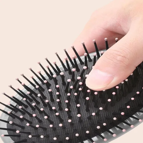 Vista 3 de Cepillo desenredante para el cabello, cerdas ultrasuaves, cepillo desenredante que se desliza por los enredos con facilidad en todo tipo de cabello