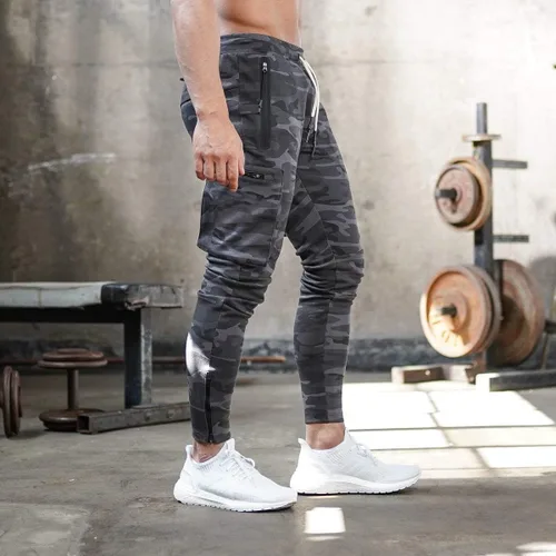 Vista 3 de AOTORR Pantalones deportivos de entrenamiento para hombre, pantalones deportivos para correr, pantalones deportivos casuales con bolsillos