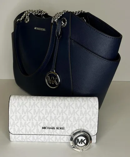 Vista 5 de Michael Kors Jet Set - bolsa de hombro para viaje con cadena grande cartera triple Michael Kors Jet Set